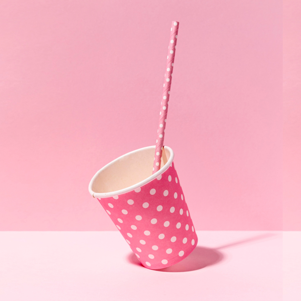 TG-Compostable Patterned Paper Straws 400cts