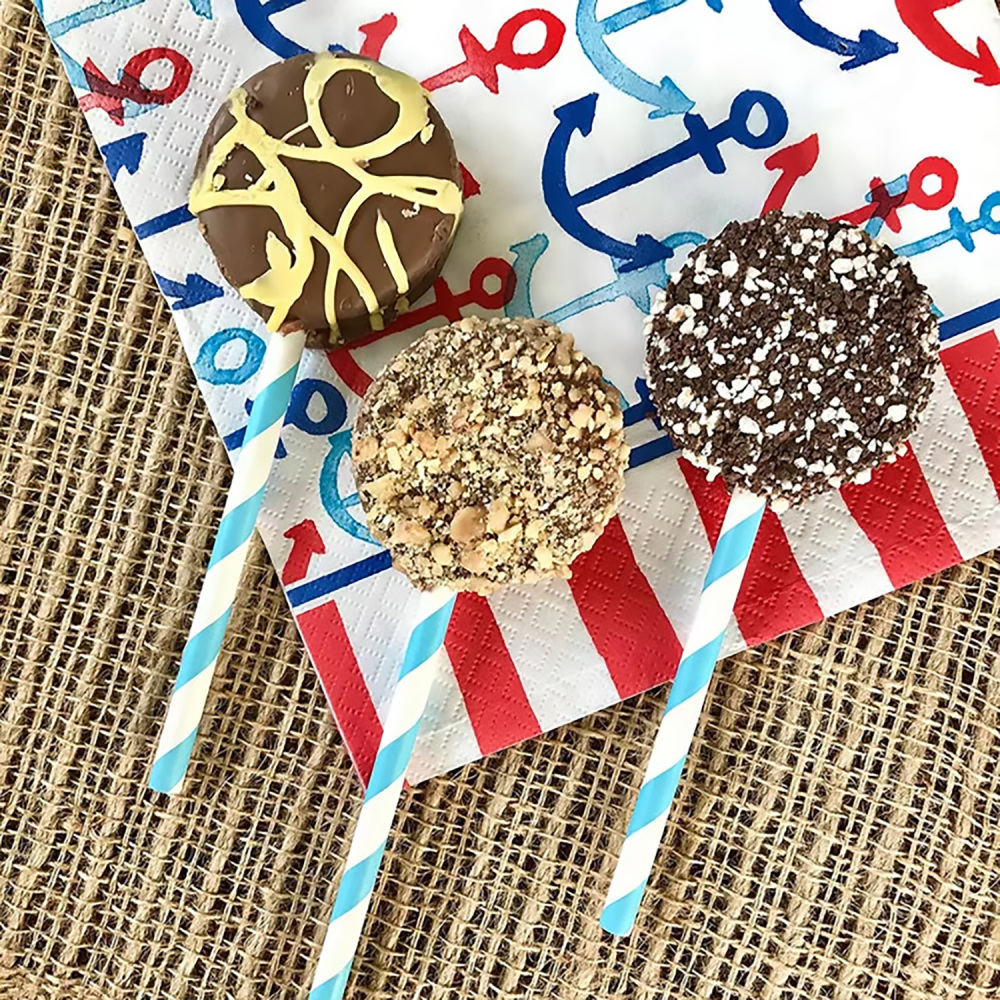TG-Compostable Patterned Paper Straws 400cts