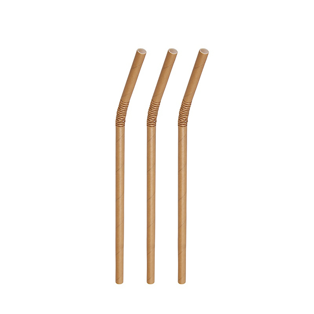 TG-Compostable Patterned Paper Straws 400cts