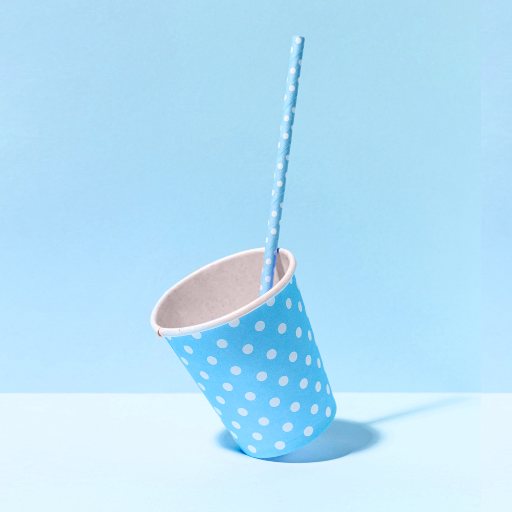 TG-Compostable Patterned Paper Straws 400cts