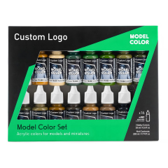 Premium Quality Plastic Scale Model Paint Set Acrylic Paints Kit for  World  II Models and Miniatures