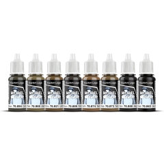 Premium Quality Plastic Scale Model Paint Set Acrylic Paints Kit for  World  II Models and Miniatures