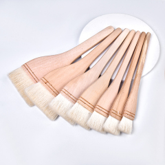 Fontainebleau Premium Watercolor Wool Hair Brush Wooden Handle 3 Inch Chip Paint Brushes for Large Area Coloring