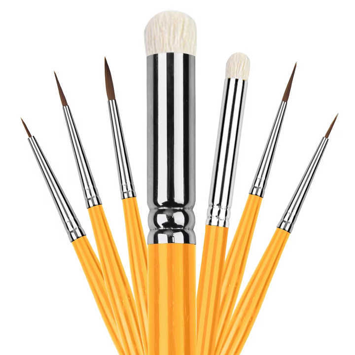 Professional Micro Kolinsky Sable Hair  Detail Paint Brushes Set for Miniature Painter