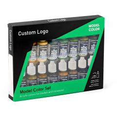 Premium Quality Plastic Scale Model Paint Set Acrylic Paints Kit for  World  II Models and Miniatures