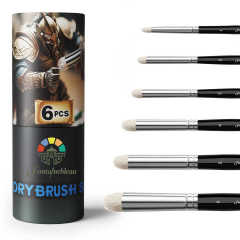 Hot Selling 6 Size Miniature Model Hobby Detail Paint Brush Set Watercolor Oil Painting
