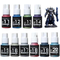 Primer 33 Metallic Paints Color Miniature Model Paint Miniature Painting Kit Acrylic Model Paint Set for Plastic