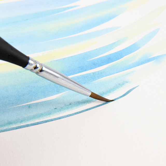 10pcs Fine Tip Details Synthetic Hair Artist Watercolour Brushes Miniature Oil Paint Artist Brush