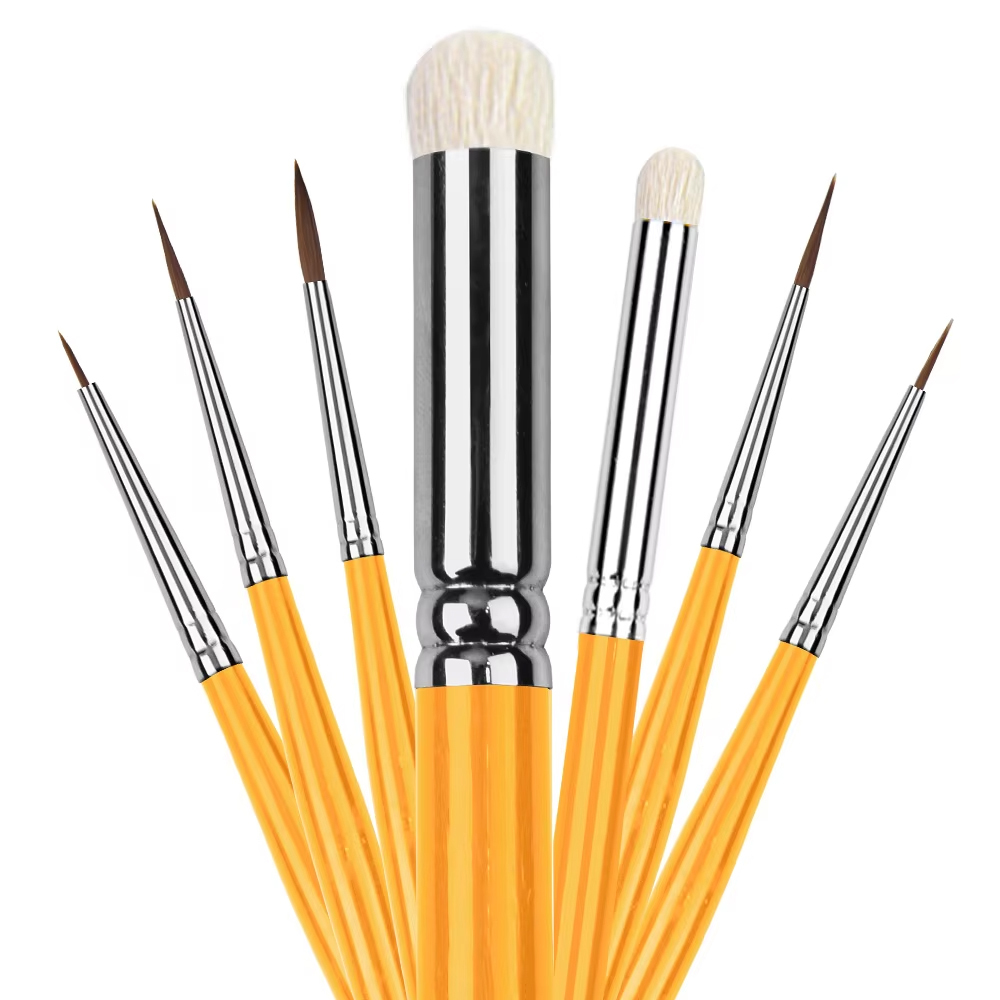 Professional Micro Kolinsky Sable Hair  Detail Paint Brushes Set for Miniature Painter