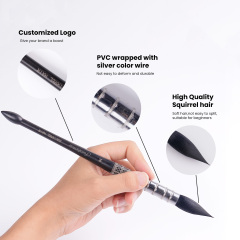 Fontainebleau Professional Watercolor Brush Artist Paint Brush Natural Squirrel Hair Soft Absorbent Wooden Handle Paint Brush
