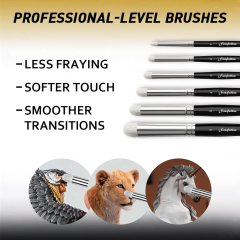 High Quality Small Middle Big 6PCS Model Paint Brush Precision Tools for Painting Miniatures with Dry Brushing Techniques Brush
