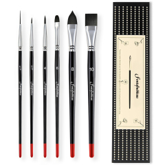 Advanced Synthetic Hair Durable Comfortable Watercolor Paint Brush Wholesale Artist Paint Brush for Painting