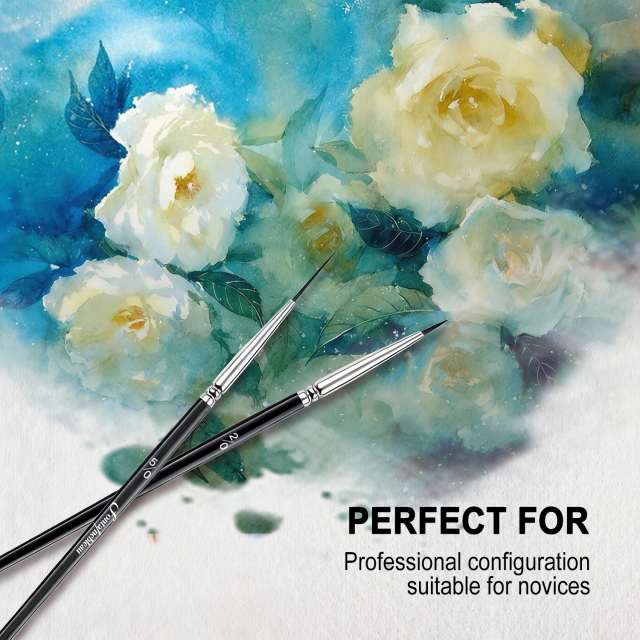 Advanced Synthetic Hair Durable Comfortable Watercolor Paint Brush Wholesale Artist Paint Brush for Painting