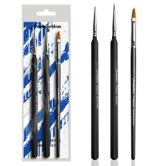 Drybrush Regiment Model Paint Brush Fine Detail Tip Paint Brush Miniature Small Paint Brush Set  for Model Painting