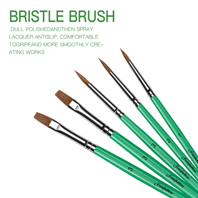 Professional Eco Friendly Pony Hair Watercolor Paint Brush Set Factory OEM Artist Paint Brush Supplier