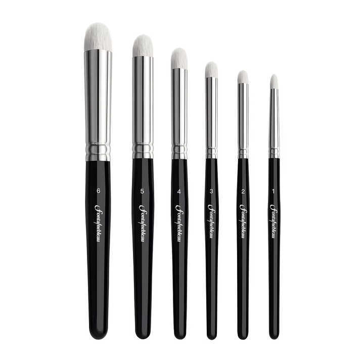 Manufacturer Quality Art Paint Brushes Miniatures Model Tabletop Roleplaying Wooden Animal Hair Paint Drybrush Black Set