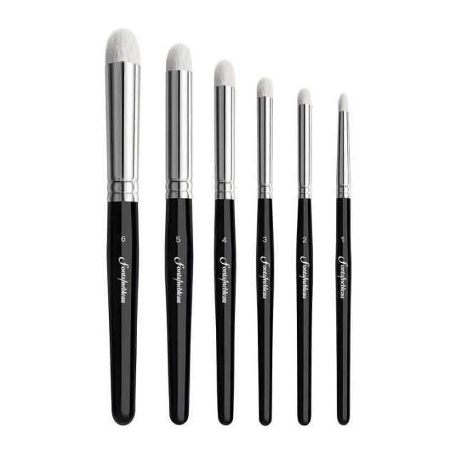 Manufacturer Quality Art Paint Brushes Miniatures Model Tabletop Roleplaying Wooden Animal Hair Paint Drybrush Black Set