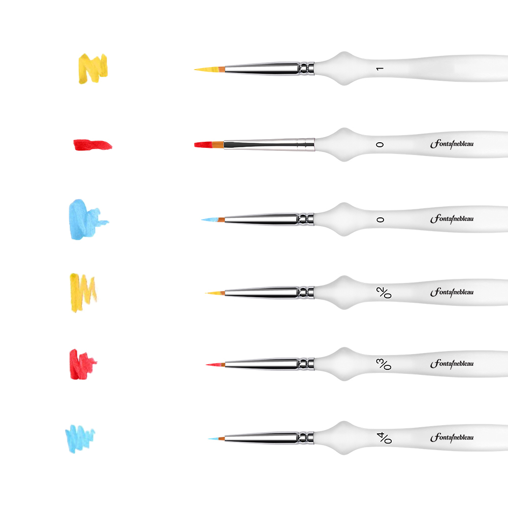 Professional Soft Precise Watercolor Paint Brush Single Wholesale OEM Artist Paint Brush for Detail Painting