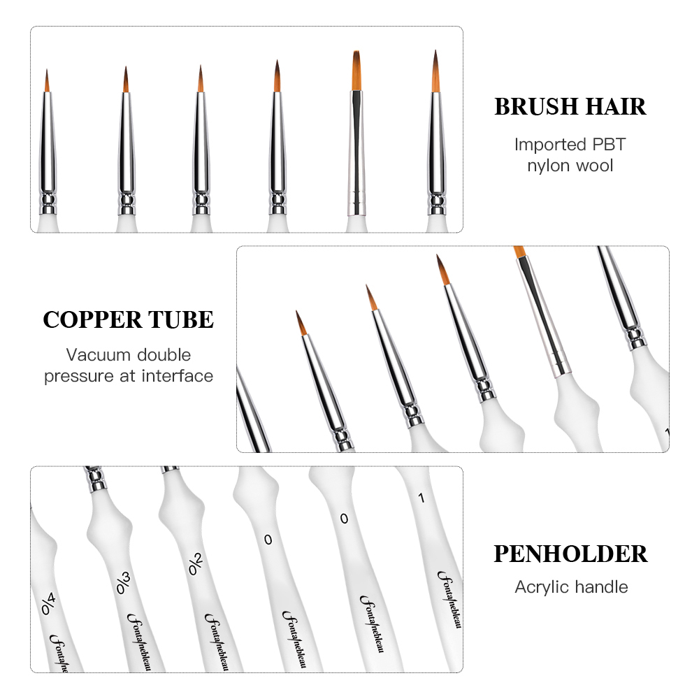 Professional Soft Precise Watercolor Paint Brush Single Wholesale OEM Artist Paint Brush for Detail Painting