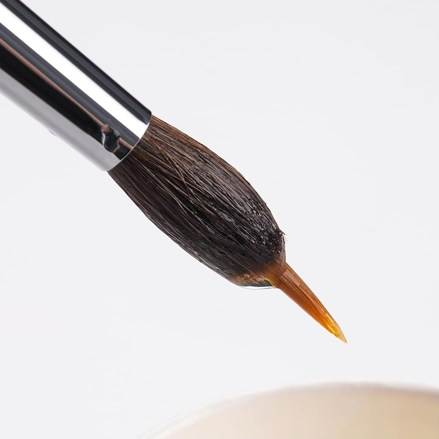 6Pcs/set Watercolor Round Kolinsky Sable Brushes Custom Needle Point Shaped Reservoir Rigger Brushes #4#8#10#12#14#18