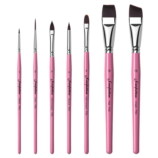 Custom Private Label Synthetic Face Paint Brush Professional Face Painting Brush Set Wholesale Soft Body Paint Brush for  Makeup