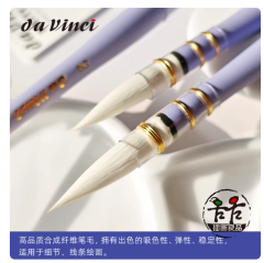 Premium Synthatic Squirrel Hair Watercolor Paint Brush Set Soft Tapered Pointer Mop Brushes for Artist Acrylic Gouache Painting