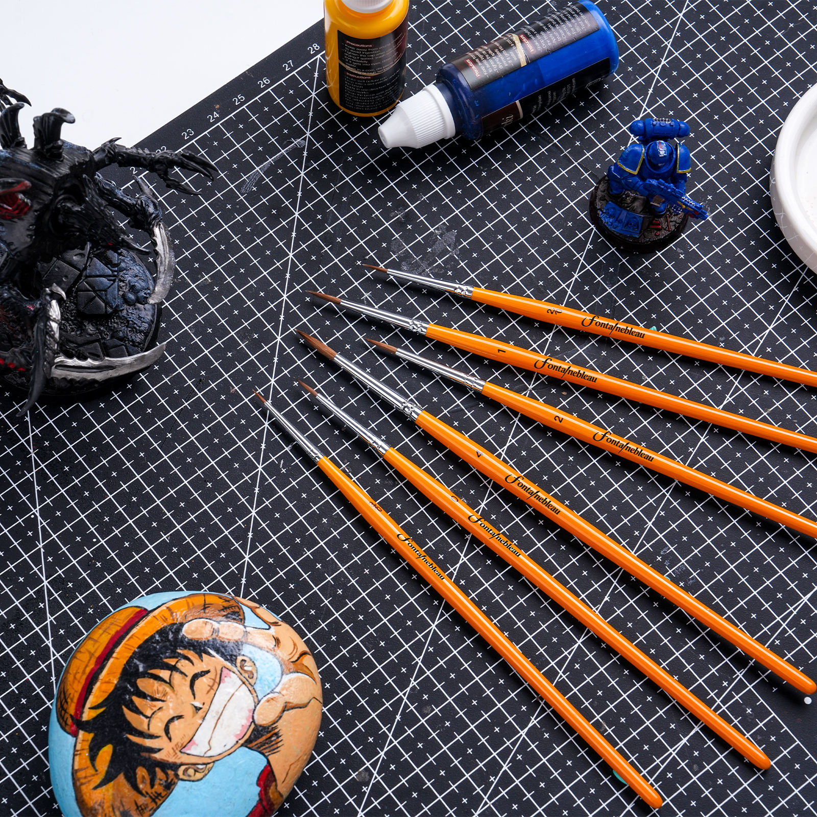 6-Piece Kolinsky Sable Miniature Detail Brush Set