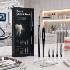 4-in-1 Replaceable Kolinsky Sable Dental Ceramic Brush