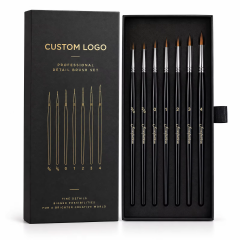 7-Piece Synthetic Kolinsky Sable Miniature Detail Brush Set