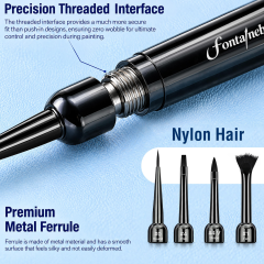 Replaceable Head Dental Micro Applicator Brush Set for Dental Lab Use