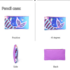 Mermaid Pencil Bag Kids Pencil Bag Teenagers Bag