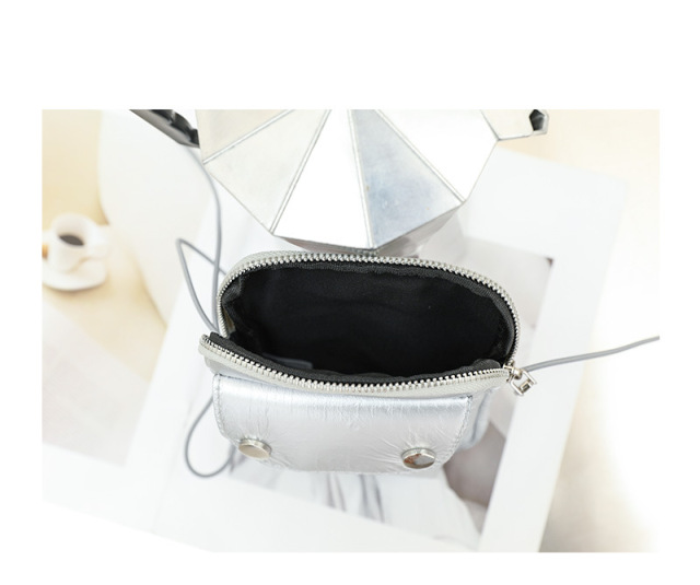Fashion Daily Silver Shoulder Bag