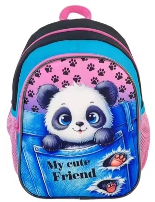 Business Proposal / Supply chain of New Cute Street Mini Monster Pink Cartoon Furry Animal Kids backpacks