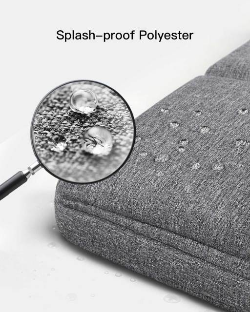 EdgeKeeper 360° Protective 13-15.6 Inch Laptop Shoulder Bag--GM0518 Light Grey and Dark Grey--240524