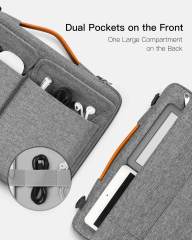 EdgeKeeper 360° Protective 13-15.6 Inch Laptop Shoulder Bag--GM0518 Light Grey and Dark Grey--240524