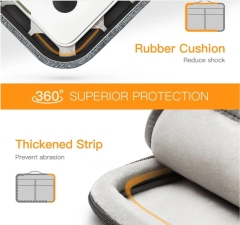 EdgeKeeper 360° Protective 13-15.6 Inch Laptop Shoulder Bag--GM0518 Light Grey and Dark Grey--240524