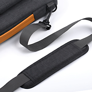 EdgeKeeper 360° Protective 13-15.6 Inch Laptop Shoulder Bag--GM0518 Light Grey and Dark Grey--240524