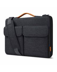 EdgeKeeper 360° Protective 13-15.6 Inch Laptop Shoulder Bag--GM0518 Light Grey and Dark Grey--240524