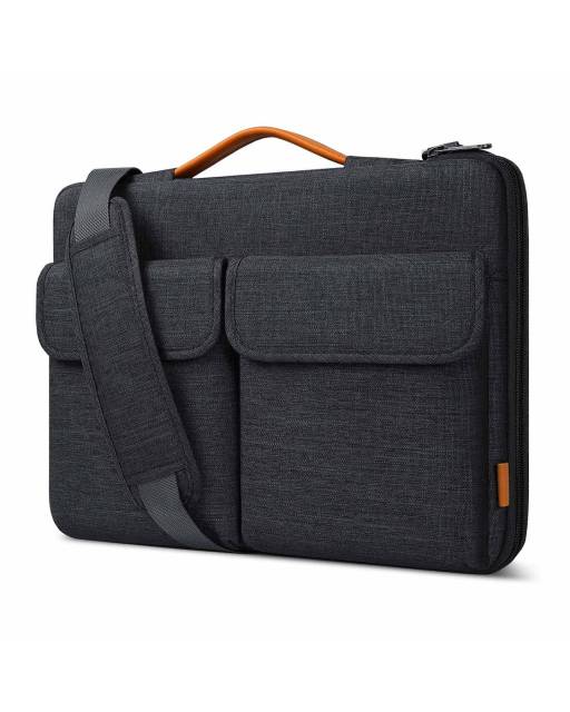 EdgeKeeper 360° Protective 13-15.6 Inch Laptop Shoulder Bag--GM0518 Light Grey and Dark Grey--240524