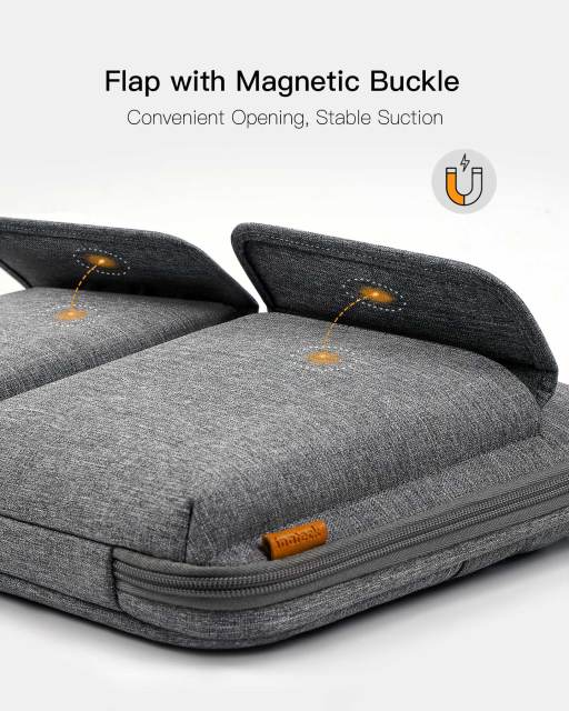 EdgeKeeper 360° Protective 13-15.6 Inch Laptop Shoulder Bag--GM0518 Light Grey and Dark Grey--240524