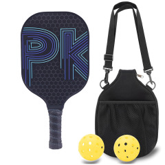 Fiberglass Pickleball Racket Set with single storage cloth bag school outdoor sports