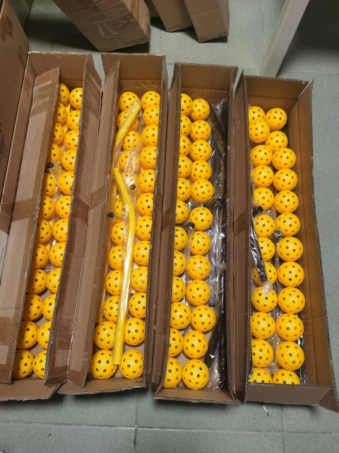 Keranjang Bola Tenis Padel Pickleball Beroda Kapasitas Besar 160 Bola Kualitas Terbaik / Foldable Ball Cart Portable Ball Hopper with Wheels