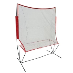 NT01 Baseball & Tennis Ball Recycling System Net, 6 x 7ft Compatible with 681PBH 680BH Machines, Portable Polyester Netting and Fiberglass Frame, with Carrying Bag (Net Only)