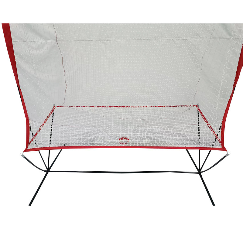 NT01 Baseball & Tennis Ball Recycling System Net, 6 x 7ft Compatible with 681PBH 680BH Machines, Portable Polyester Netting and Fiberglass Frame, with Carrying Bag (Net Only)