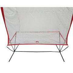 NT01 Baseball & Tennis Ball Recycling System Net, 6 x 7ft Compatible with 681PBH 680BH Machines, Portable Polyester Netting and Fiberglass Frame, with Carrying Bag (Net Only)