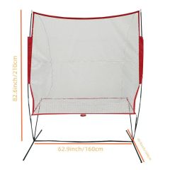 NT01 Baseball & Tennis Ball Recycling System Net, 6 x 7ft Compatible with 681PBH 680BH Machines, Portable Polyester Netting and Fiberglass Frame, with Carrying Bag (Net Only)