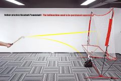 NT01 Baseball & Tennis Ball Recycling System Net, 6 x 7ft Compatible with 681PBH 680BH Machines, Portable Polyester Netting and Fiberglass Frame, with Carrying Bag (Net Only)