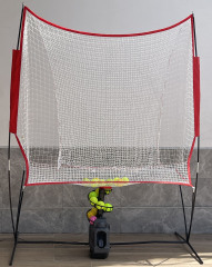 NT01 Baseball & Tennis Ball Recycling System Net, 6 x 7ft Compatible with 681PBH 680BH Machines, Portable Polyester Netting and Fiberglass Frame, with Carrying Bag (Net Only)