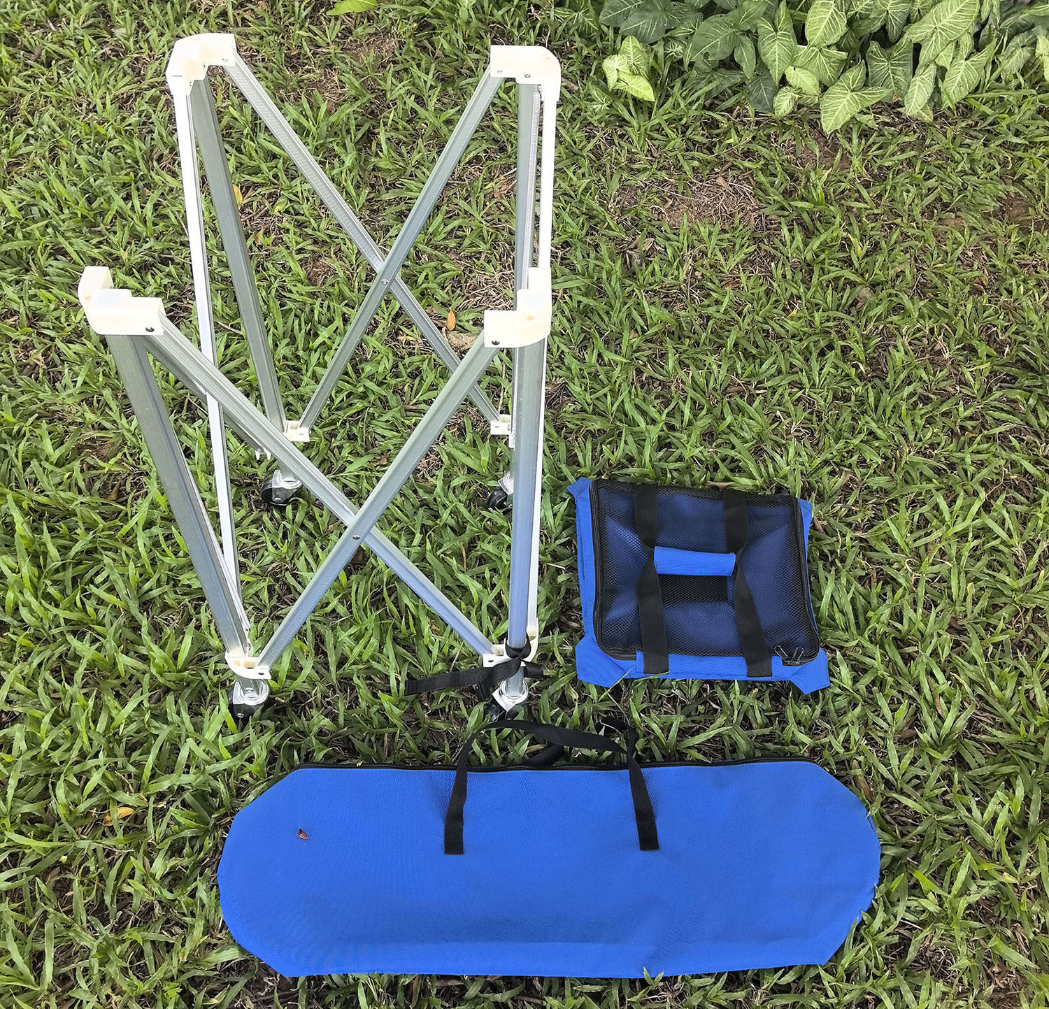 Keranjang Bola Tenis Padel Pickleball Beroda Kapasitas Besar 160 Bola Kualitas Terbaik / Foldable Ball Cart Portable Ball Hopper with Wheels