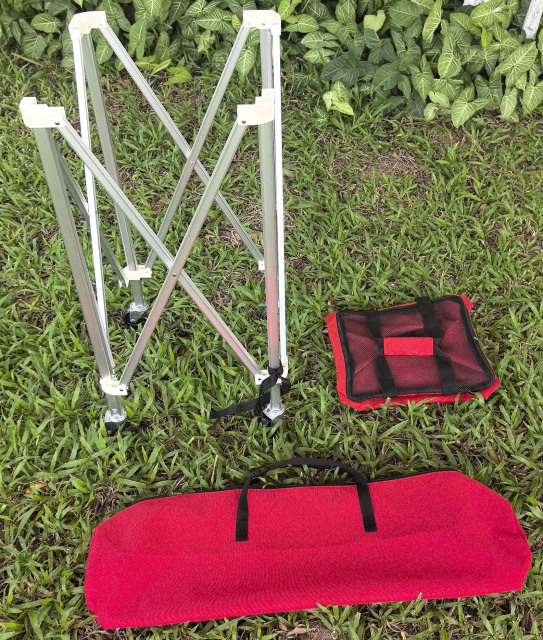 Keranjang Bola Tenis Padel Pickleball Beroda Kapasitas Besar 160 Bola Kualitas Terbaik / Foldable Ball Cart Portable Ball Hopper with Wheels
